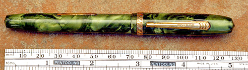 EPENCO GREEN / PEARL MARBLE FOUNTAIN PEN